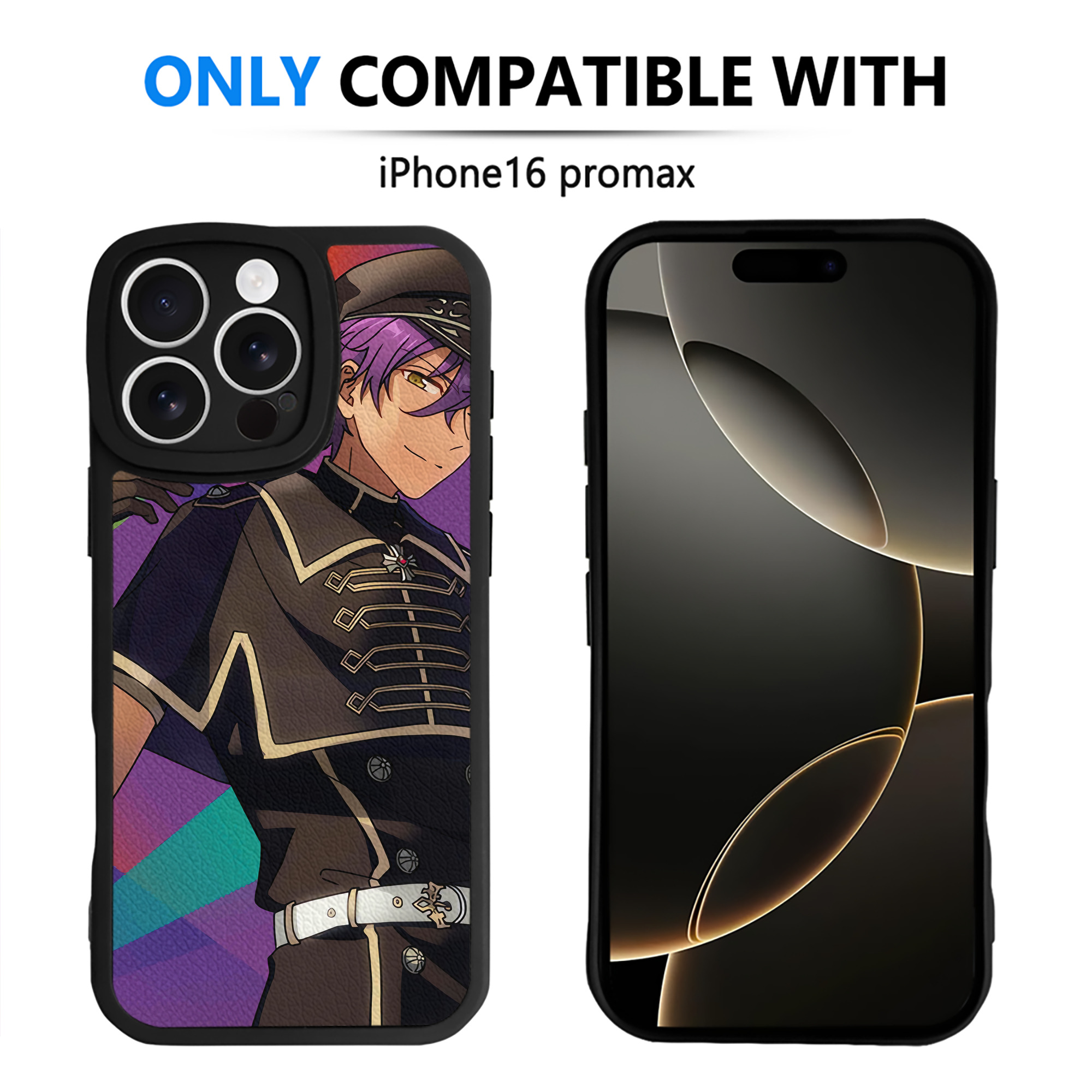 （画像用） あんさんぶるスターズ! Ensemble Stars 【iPhone 16シリーズ対応】シリコンスマホケース（レザー調） 材質：シリコン